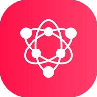 Atom Creative Icon Design vector