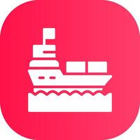 Ship Creative Icon Design vector