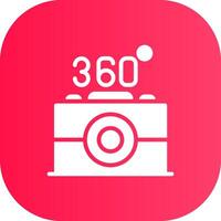 360 Camera Creative Icon Design vector