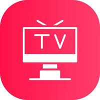 Tv Creative Icon Design vector