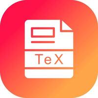 TeX Creative Icon Design vector