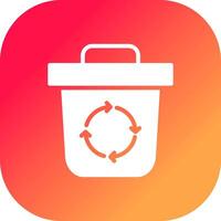 Trash Creative Icon Design vector