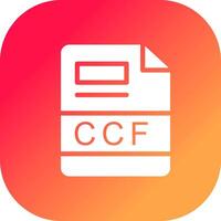 CCF creativo icono diseño vector