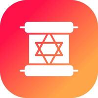 Scroll torah Creative Icon Design vector