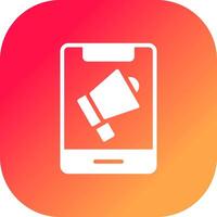 Online Ad Creative Icon Design vector