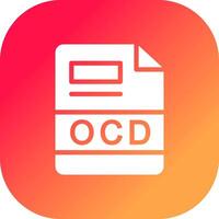 OCD Creative Icon Design vector