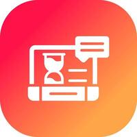 Time Tracker App Creative Icon Design vector