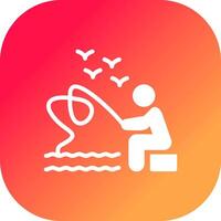 Trolling Creative Icon Design vector