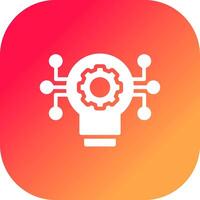 Technology Disruption Creative Icon Design vector