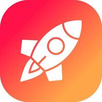 Rocket Creative Icon Design vector