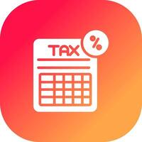 Tax Benefits Creative Icon Design vector