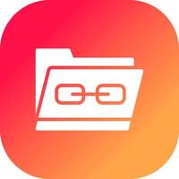 Link Folder Creative Icon Design vector