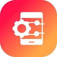 Project Management App Creative Icon Design vector