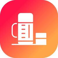 Thermos Creative Icon Design vector