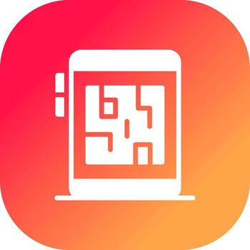 diseño de icono creativo de código qr vector