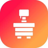 Side Table Creative Icon Design vector