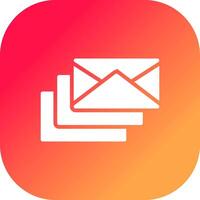 diseño de icono creativo de correo vector