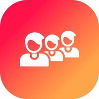 Queue Creative Icon Design vector