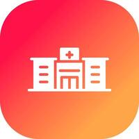 diseño de icono creativo de hospital vector