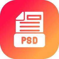 diseño de icono creativo de archivo psd vector