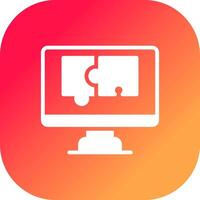 Puzzle Creative Icon Design vector