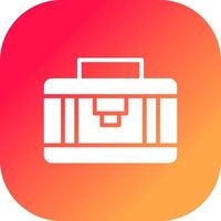 Suitcase Creative Icon Design vector