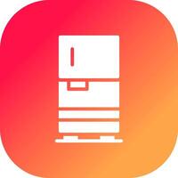 Fridge Creative Icon Design vector