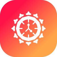Glyph Dradient Corner Design vector