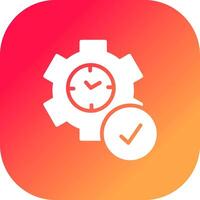 Time Management Creative Icon Design vector