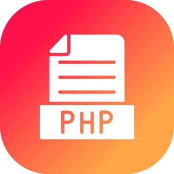 Php Creative Icon Design vector