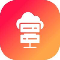 Cloud Computing Creative Icon Design vector