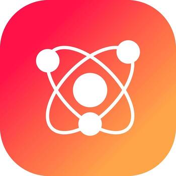 Atom Creative Icon Design vector