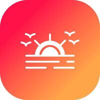 Sunrise Creative Icon Design vector