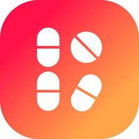 Pill Creative Icon Design vector