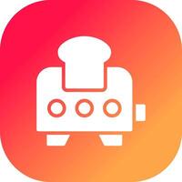 Toaster Creative Icon Design vector