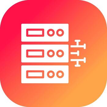 diseño de icono creativo de base de datos vector