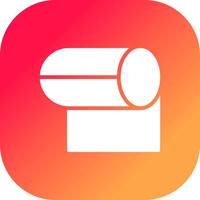 Tissue Roll Creative Icon Design vector