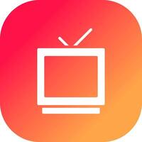 Television Creative Icon Design vector