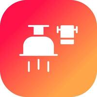 Shower Creative Icon Design vector