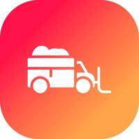 Snowplow Creative Icon Design vector