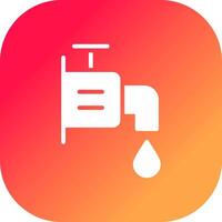 Faucet Creative Icon Design vector