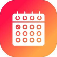 Calendar Creative Icon Design vector