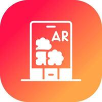 Ar Puzzle Creative Icon Design vector