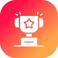 Trophy Creative Icon Design vector