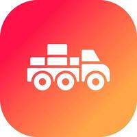 Mover Truck Creative Icon Design vector