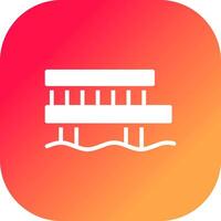 Pier Creative Icon Design vector
