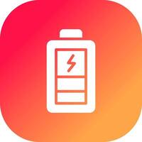 Charging Battery Creative Icon Design vector