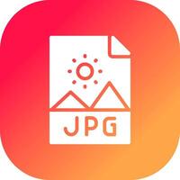 Jpg File Creative Icon Design vector