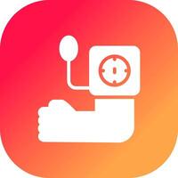 Blood Pressure Creative Icon Design vector