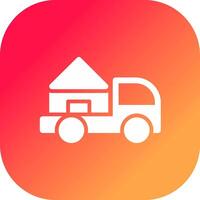 Moving Truck Creative Icon Design vector